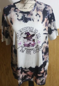 "I Am The Storm" Womens SS Tie Dye T-Shirt Sz XL Colorful Comical NWT - Picture 1 of 8