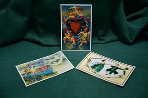 Vintage Postcard Hearty Valentine, To My Valentine, and St. Pattys Morning dance - Picture 1 of 12