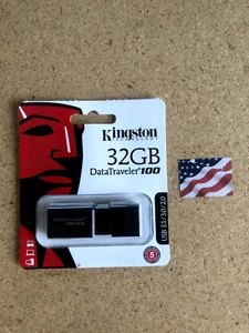 Kingston Data Traveler 100 G3 32GB USB 3.1 / 3.0 / 2.0 - Picture 1 of 2