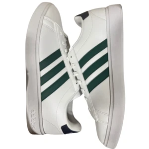 Adidas Grand Court 2.0 Hombres Tenis Clásicos Cuero Blanco Verde 10.5 - Imagen 1 de 5