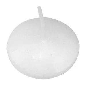 5*Mini White Unscented Floating Candles Party Swimming Pool Surface Decor 1.5 In - Picture 1 of 12