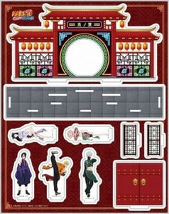 NARUTO Shippuden Acrylic Diorama Stand Figure set China Costume Konoha ver. - Picture 1 of 2