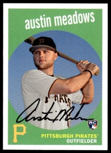 2018 Topps Archives Austin Meadows Rookie Pittsburgh Pirates R96 - Picture 1 of 2