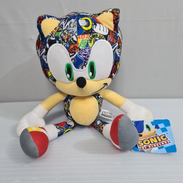 P.M.I. SONIC PRIME NETFLIX SOFT PLUSH CLIP ON KEYRING TOYS SON7004 ASSORT  15 CM