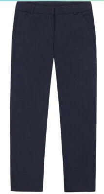 Nautica Girls' Navy School Uniform Stretch Twill Skinny Leg Pant, 12.5 Plus NWT - Image 1 of 4