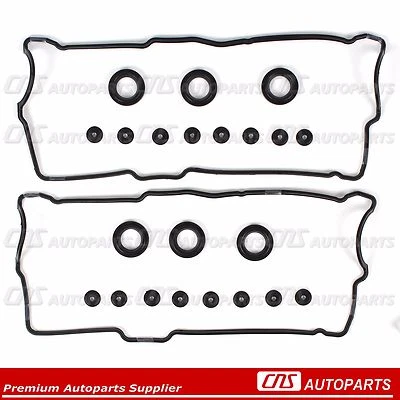 For Toyota 3.4L Tacoma 4Runner Tundra 5VZFE Valve Cover Gasket w/Grommet & Seals - Image 1 of 2