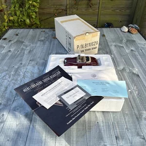 1:24 Franklin Mint 1957 Mercedes-Benz 300SC Roadster Dark Red B11UG29 Boxed - Picture 1 of 24