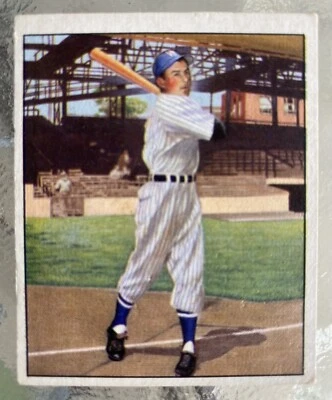 1950 Bowman AL KOZAR Washington Senators Vintage Baseball Card #15 NoCreases ENM - Image 1 of 2