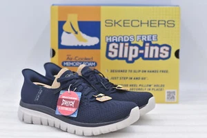 Women's SKECHERS Graceful First Blush Hands Free Slip-Ins Shoe, Navy Size 8 - Picture 1 of 6