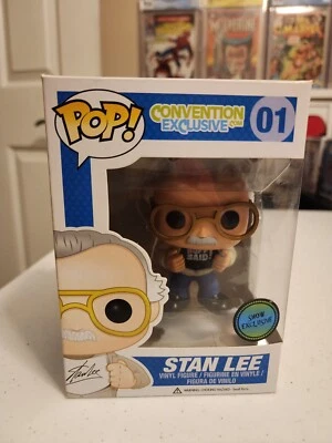 Funko pop ! STAN LEE #01 MegaCon 限定 'Nuff Said 衬衫 仅 1000 全新带盒 2014 — 第 1/4 张图片
