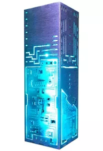 Circuit Board Desk Lamp | Cyberpunk Style Night Light | Lantern Gift - Picture 1 of 7