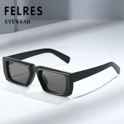 Hombres Marco Pequeño Cuadrado Gafas de Sol Aire Libre Conducción Fiesta Marco Grueso Gafas Nuevas Foto 1 de 4