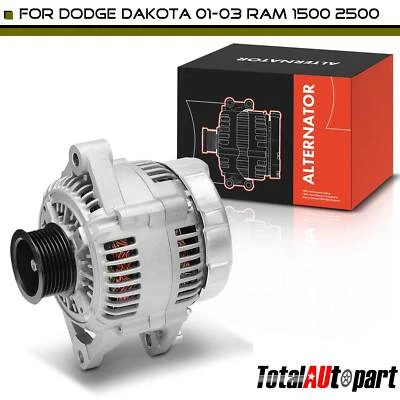 Alternator for Dodge Ram 1500 2500 3500 2001 Dakota 2001-2003 136Amp 12Volt CW - Image 1 of 4
