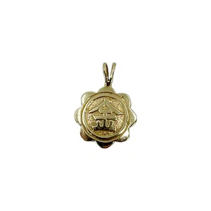 Vintage Figur für Gold asiatischer Glücksbringer Anhänger 14K Gelbgold - Bild 1 von 3