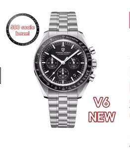 Pagani Design PD-1701 V6. "Moon Watch" Seiko VK63 Chronograph Watch *500 Scale* - Picture 1 of 15