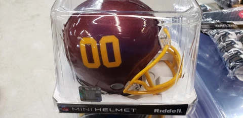 WASHINGTON FOOTBALL TEAM THROWBACK MINI HELMET RIDDELL NEW IN BOX Cover