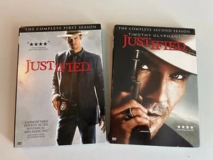 Justified Lot - Seasons 1 and 2 DVD - Picture 1 of 5