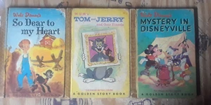 Vintage A Golden Story Book Walt Disney 1950'S LOT OF 3 - Bild 1 von 6