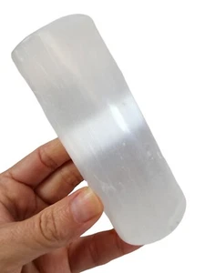 Selenite Crystal Roller Morocco 270.4 grams - Picture 1 of 3