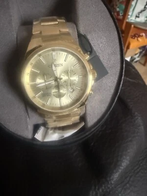 Citizen Men's Chronograph Gold Plated Watch  - image 1 of 4