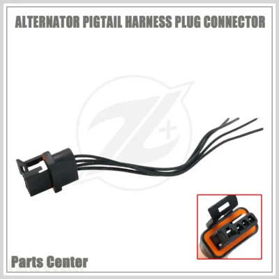 FOR 1994-1995 CADILLAC DEVILLE, V8 ALTERNATOR PIGTAIL HARNESS PLUG CONNECTOR — 第 1/4 张图片