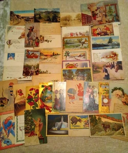 Vintage Postcards, Early 1900's, Lot of 42 - Picture 1 of 6