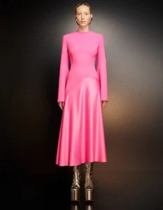 Solace London The Gaia Midi Dress In Pink . Size 12au US8 - Bild 1 von 4