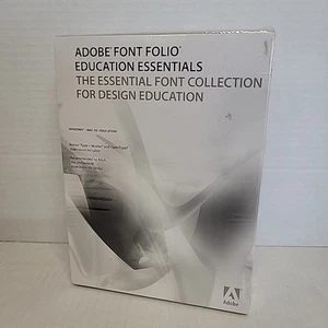Adobe Font Folio Full Version for Windows & Mac Education 47060173 New Sealed - Picture 1 of 8
