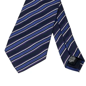 Hugo Boss 100% Silk Tie Remy Necktie Office Professional Men Italy 60” Striped - Picture 1 of 6