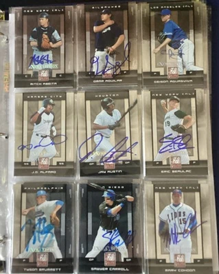 2008 DONRUSS ELITE SIGNED AUTOGRAPHED BASEBALL CARDS - Image 1 of 4