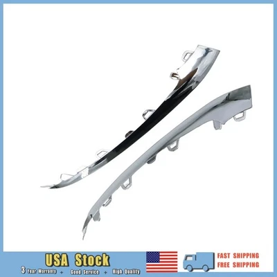 Set of 2 Front Lower Bumper Lip Trim Molding For Mercedes-Benz S550e 2015-17 US - Image 1 of 4