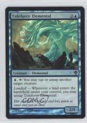 Tideforce Elemental Foil Magic: Worldwake #41 2010 - Image 1 of 2
