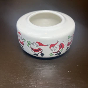 Weihnachtsmann Kerzenhalter Weihnachtsdeko 2 cm Öffnung - Bild 1 von 5