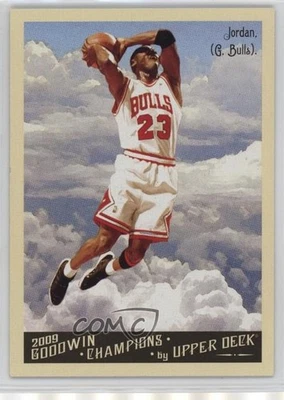 Upper Deck Goodwin Champions 2009 Michael Jordan #114 Salón de la fama Foto 1 de 2