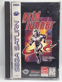 Grid Runner (Sega Saturn, 1996) Complete w/  Reg Card