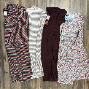Lot 4 Gymboree Girls Long Dresses Size 9 - Picture 1 of 10