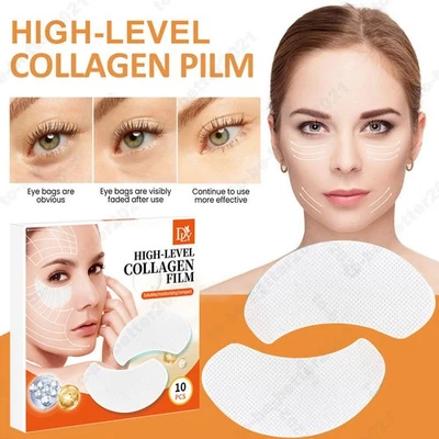 10-50X Collagen Essence Moisture Eye Mask Soft Skin Lifting Elastic Anti-wrinkle - Image 1 of 4