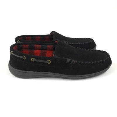 Zapatillas Clarks Para Hombre Talla 11 M Negro Gamuza Cuero Forradas de Vellón Zapatos sin Cordones Foto 1 de 4