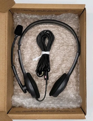 Logitech Stereo H110 Over-Ear Headset with Noise Cancelling Microphone - Grey - Image 1 of 2