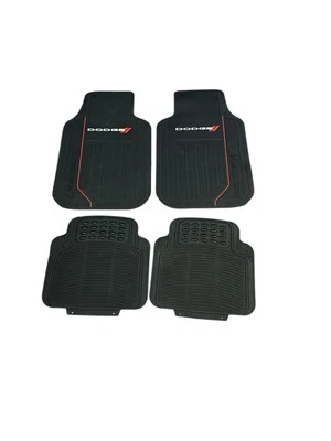 Alfombrillas de goma para todo tipo de clima Dodge auténticas de fábrica Foto 1 de 4
