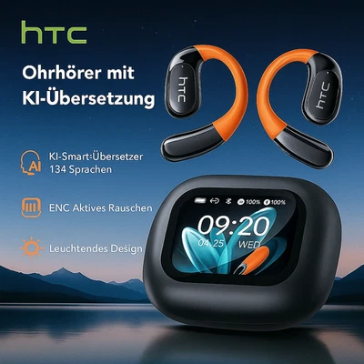 134 Sprachen Übersetzer Kopfhörer Echtzeit | leuchten im Dunkeln | Smart Voice - Bild 1 von 4