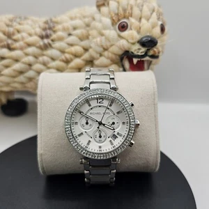 OROLOGIO DONNA MICHAEL KORS MK5353 CINTURINO ARGENTO QUADRANTE ARGENTO CASSA ARGENTO - Foto 1 di 6