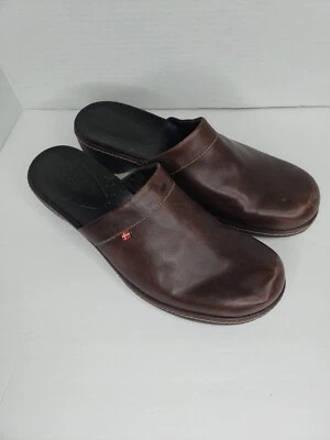 ECCO Women's Clogs Slip On Brown Size 42 U.S. Size 10 - Image 1 of 4
