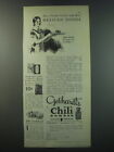1930 Gebhardt's Chili Powder Ad - New, Unique salads and real Mexican Dishes