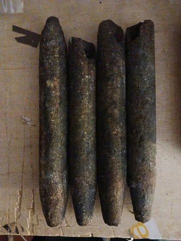 Lot of 4 Antique Vintage  Window Sash Weights 3-4+ Pounds Lbs Each Cover