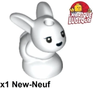 LEGO 1x Animal Baby Rabbit Baby Bunny Rabbit White/White 18852pb01 NEW - Picture 1 of 1