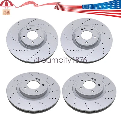 Nuevos rotores de discos de freno delanteros y traseros para Mercedes Benz G63 463 19-23 Foto 1 de 4