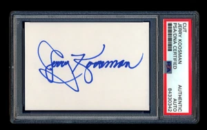JERRY KOOSMAN SIGNED MINT CUT PSA/DNA AUTOGRAPHED 1969 NEW YORK MIRACLE METS - Picture 1 of 1