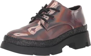 Steve Madden Girls Shoes Girls Leggy Oxford - Mirror, Size 4 Big Kid, New - Picture 1 of 8