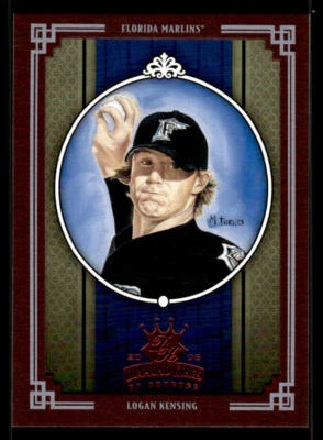 2005 Donruss Diamond Kings #245 Logan Kensing Framed Red card - Image 1 of 2